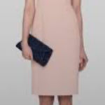 LK Bennett  Delta notch dress blush sz 10 Photo 0