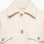 Aritzia NWOT Wilfred Free Ganna Shacket in Heather Bone Photo 8