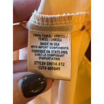 Side Stitch Shirt Women Medium Orange Peach Tencel‎ Sleeveless ButtonDown NWT Photo 7