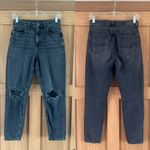 American Eagle  Black Denim Highest Rise Mom Jeans size 2​​ Photo 1