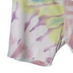 AFRM Lawson High Waisted Bike Shorts Pastel Tie Dye‎ Pink Purple plus size 1X Photo 1