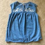 NWOT Bass embroidery top Size XS Photo 0