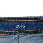 a.n.a  women's 28 (6) blue denim midi button up casual jean skirt Photo 6