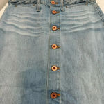 AG Adriano Goldschmied  womens Lula braided light wash denim pencil skirt Photo 4