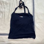 Hollister Navy  Beaded Halter Top   Photo 1