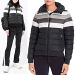 Perfect Moment Queenie Down Coat Jacket, Black Rainbow Size XS New w/Tag Photo 1