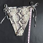 Nasty Gal NWOT Moving Snake Tie High Tie Bikini Bottom. Size 8 Photo 6