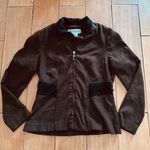 Jessica Howard Vintage  Blazer Brown black Size 6 Photo 4