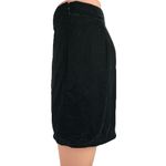 Free People  x Revolve Vivienne Black Velvet Velour Ruched Short Mini Skirt Sz 4 Photo 4