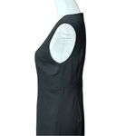 Carmen Marc Valvo  Elegant Black Sleeveless Dress with Front Cutout Sz 6 Photo 4