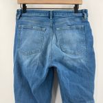 Loft  Ann Taylor Jeans Girlfriend SZ 29/8 Cotton Stretch Mid Indigo Wash Curvy Photo 11