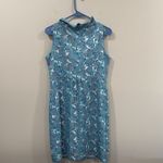 Tracy Negoshian Blue and White Patterned Mini Dress Size XS EUC Photo 6