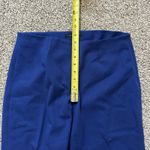 Theory dark royal blue slim straight leg dress pants size 6 Photo 10