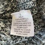 Polagram Polyagram Knit Crew Neck Sweater Heart Patches on Elbows - Navy/White Size Small Photo 9