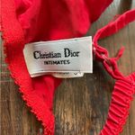 Christian Dior vintage red silk bra, size 34 Photo 7