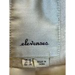 Anthropologie  Elevenses Women's 37AMBPJ766C Size 4 Ivory Francie Peplum Coat EUC Photo 3