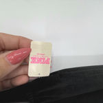 PINK Victoria's Secret Black Velvet Rhinestone Logo Wide Leg Lounge Pants XS NWT Size undefined Photo 5