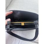 Vintage Garay Black Evening Bag Purse Gold Photo 6