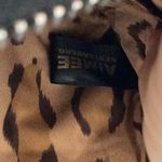 Aimee Kestenberg  Green Snake Embossed Leather Crossbody Bag with Silver Hardware Photo 9