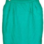 Jones New York 12 Two Pc Vintage Green Skirt Suit Set 1990s Button-Up Blazer Photo 3