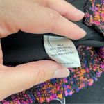 Allison Joy  Evereve Pink Long Sleeve Ruffled Blouse Womens S Abstract Wrap Style Photo 7