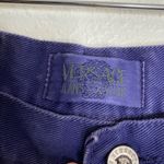 Versace Vintage Jeans Couture Vintage Purple Denim Jeans High Waist Women's Photo 4