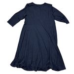 Torrid  Black Midi Jersey Tie-Front 3X Plus Size Knee Length 3/4 Sleeve V-Neck Photo 7