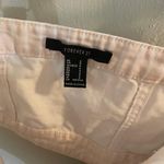 Forever 21 Adjustable Pink and White Striped Zip Up Cropped Tank Top Photo 2