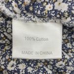 O.P.T. Cara Smocked Tiered Midi Dress Blue White Floral Small Cottagecore Boho Photo 11