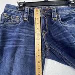 Rock Revival  Women Jessica Skinny Jeans Rhinestones Logo Size 28 x 30 Photo 9