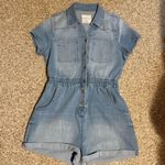 Denim Romper Blue Size M Photo 0