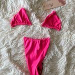 Oh Polly NWT  Skinny Dipping micro bikini set in hot pink Photo 1