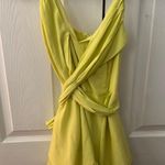 DO+BE bright yellow/green romper looks like a dress Photo 0