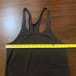 Lululemon Torque dark gray asymmetrical hem long tank top Photo 8
