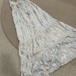Mossimo Supply Co White and silver tiered maxi dress Photo 7