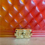 Risotto Orange pink jelly bean golden chain crossbody bag purse Photo 4