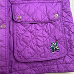 Peter Millar  Women’s Size Small Quilted Golf Vest Full Zip Pockets Lined Purple Photo 4