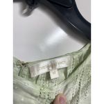 Love Shack Fancy  Natasha Light Green Lace Embroidered Ruffle Mini Dress Xs Photo 5