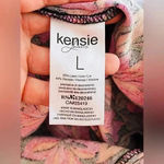 Kensie Tropical Floral Coral Combo Jumpsuit Size Large NWT $68 Photo 9