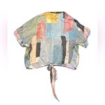 Just BEE Queen Minela & Chiara Top and Midi Gathered Tie Waist Skirt Size Small Blue Photo 7