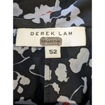 Derek Lam  Collective Blouse Blue Navy Floral Sz 52 Photo 5