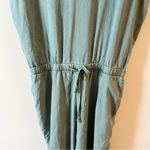 Anthropologie  Cloth & Stone 100% Lyocell Green Jumpsuit Size Medium Photo 3