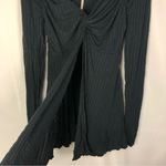 Free People Ruby Navy Blue Ripped Cut Out Long Sleeve L Photo 5