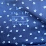 Nike  blue & white polka dot yoga legging pants high rise 7/8 length size XS NEW Photo 5