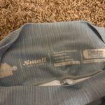 Colorado Threads Leggings Small Light Blue Mountain Lake Pine Trees Graphic Photo 1