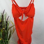 Old Navy  Orange 1 Piece Cutout Swim Bathing Suit XL NEW Photo 1