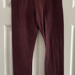Athleta  Women's XS Maroon Elation‎ 7/8 Tight Leggings Yoga Gym Photo 0