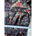 Urban Outfitters  Black Floral Midi Dress with Short Sleeves Photo 8