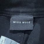 Miou Muse Black Wide Leg Denim Pants Women’s Small Size 4 Photo 2
