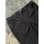 Emma James NWT Stretch Black Straight Leg Pleated Trouser Career Wear Pants 22W Photo 2
